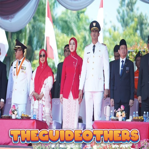 8 Gaya Merah-Putih Margin Wieheerm, Istri Wabup Perdana Ikut Upacara HUT RI